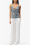 Lala Berlin Leo Love Dark Spaghetti Top Blauw Dames - Thumbnail 2