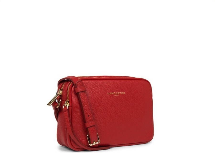 Lancaster Dune kleine schouder twee ritssluiting Rood Dames