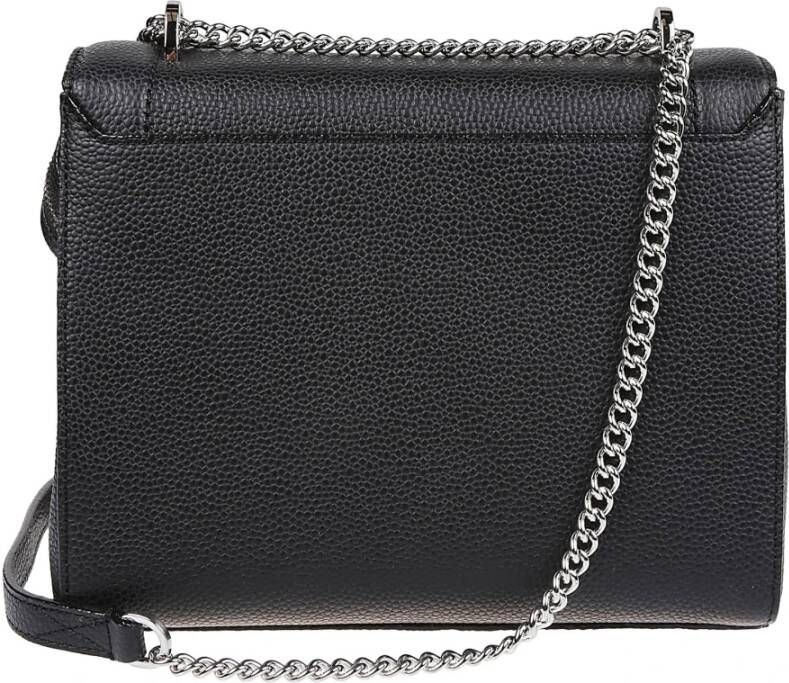 Lancel Zwarte Ninon Flap Tas Zwart Dames