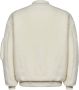 Laneus Melkwitte Oversized Wollen Jas White Dames - Thumbnail 2
