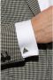 Lanvin Manchetlinks stropd clips Grijs Heren - Thumbnail 2
