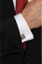 Lanvin Manchetlinks stropd clips Grijs Heren - Thumbnail 2