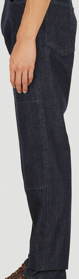 Lanvin Skate-geïnspireerde panel jeans Blauw Heren