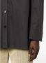 Lanvin Grijze Casual Twisted Cocoon Overshirt Jas Gray Heren - Thumbnail 2