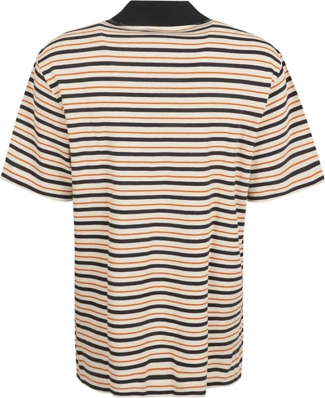 Lanvin Emb Korte Mouwen Polo voor Heren Beige Heren