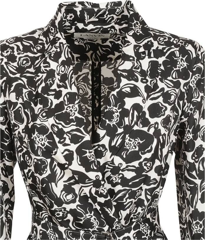 Lanvin Shirt Dresses Zwart Dames