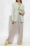 Lanvin Lichtgroene Single-Breasted Wollen Blazer Green Dames - Thumbnail 6