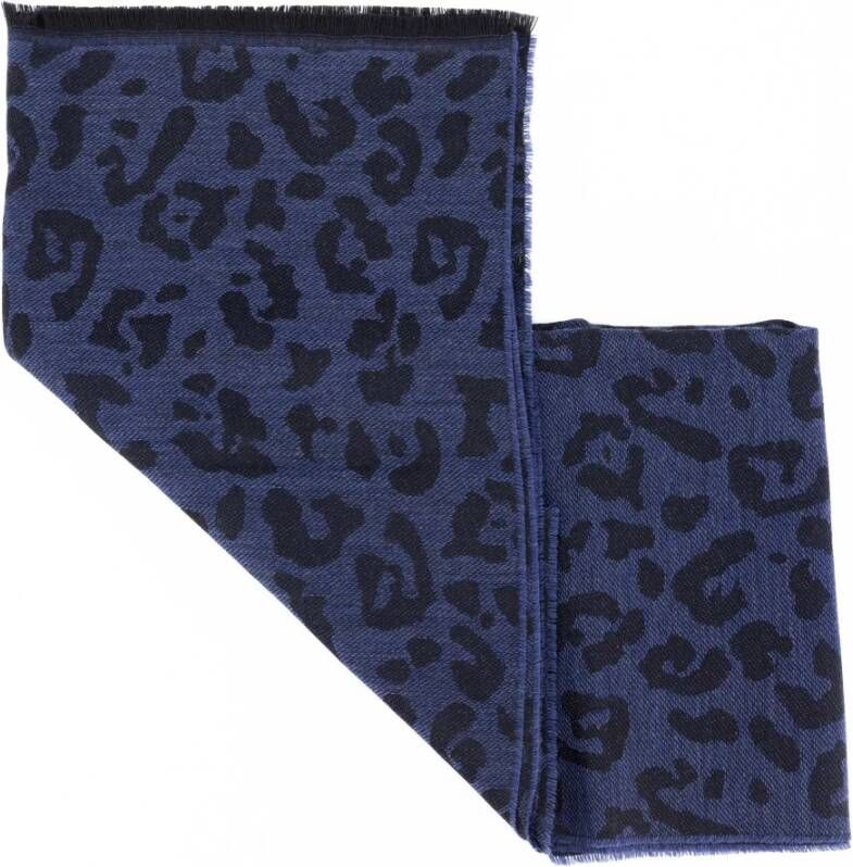 Lanvin sjaal Blauw Dames