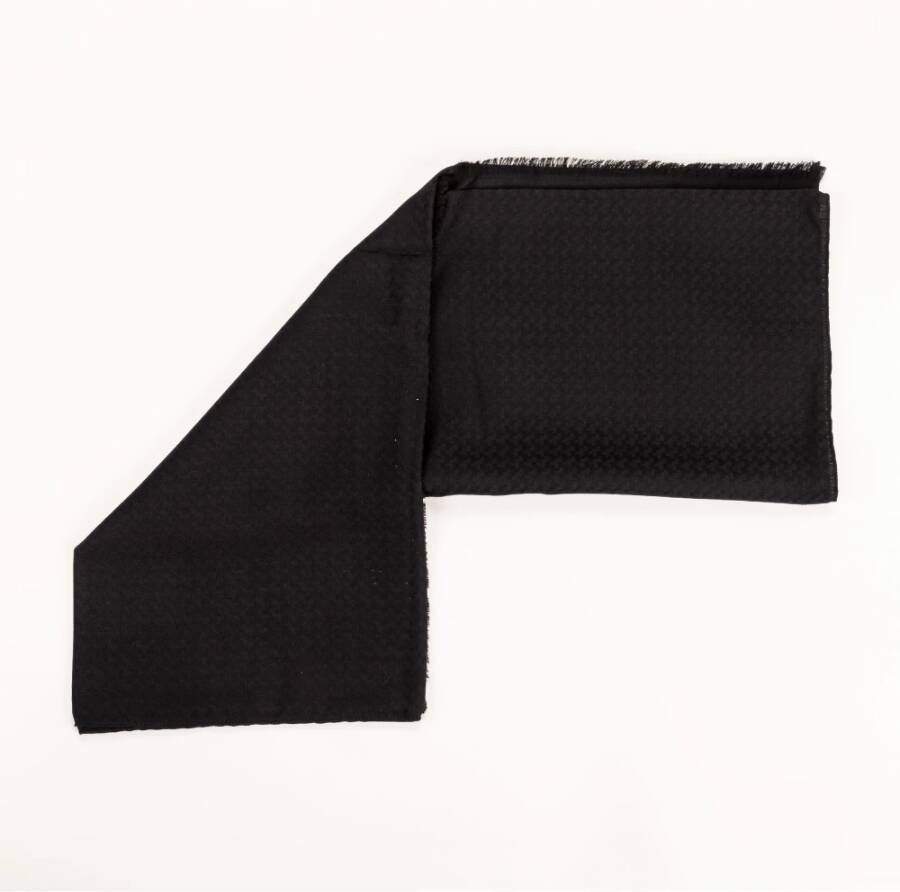 Lanvin sjaal Zwart Unisex