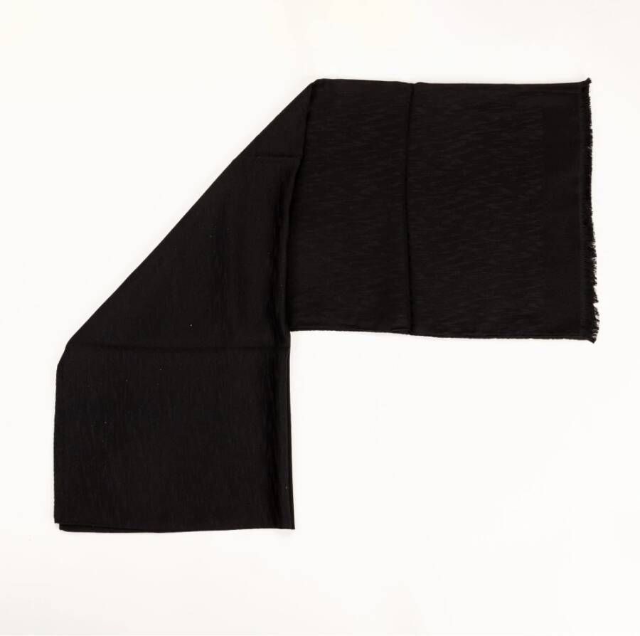 Lanvin Sjaal Zwart Unisex