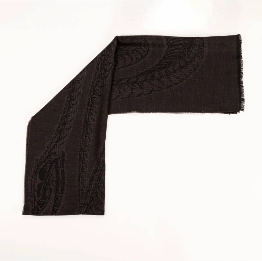 Lanvin sjaal Zwart Unisex