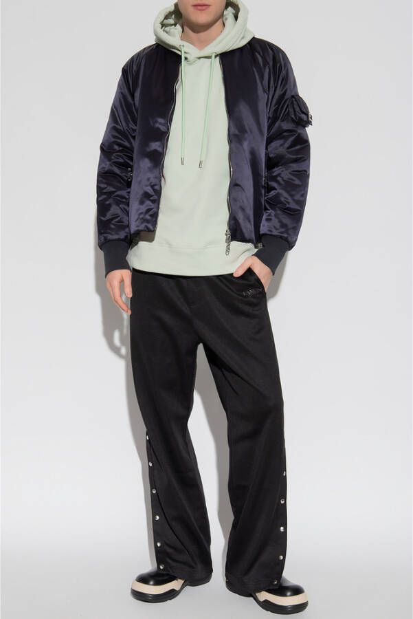 Lanvin Groene hoodie Groen Heren