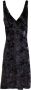 Lardini Black Long Embellished Dress with petticoat Black Dames - Thumbnail 4