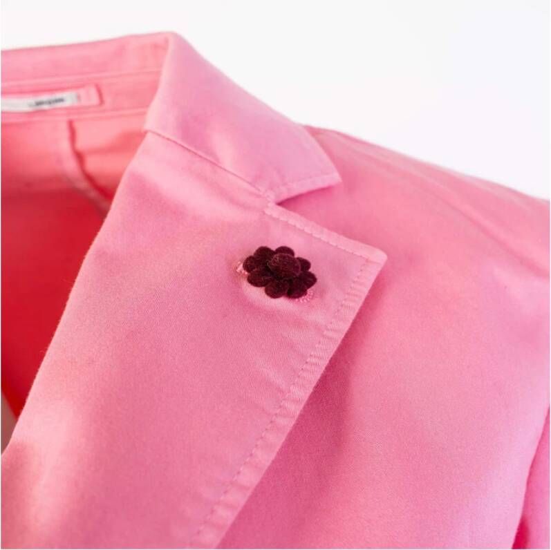 Lardini Pink Two Button Jacket Roze Dames