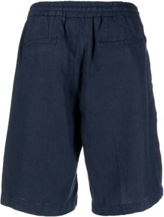 Lardini Shorts Blauw Heren