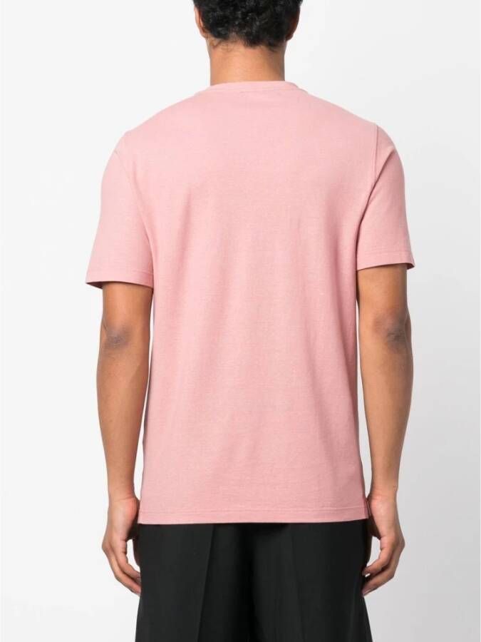 Lardini T-Shirts Roze Heren