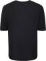 Lardini Zwart Linnen Blend Casual T-Shirt Black Heren - Thumbnail 2