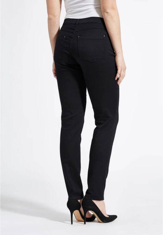 LauRie Laura Slim Pants Zwart Dames
