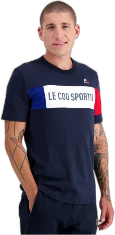 Le Coq Sportif Tri N°1 T-shirt Black Heren