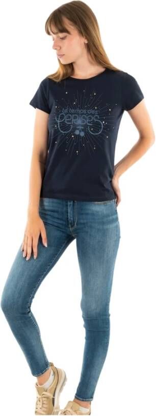 Le Temps Des Cerises Dames-T-shirt Fabulo Blauw Dames