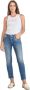 Le Temps Des Cerises Hoge taille dames jeans Pulp C Anil Blauw Dames - Thumbnail 2