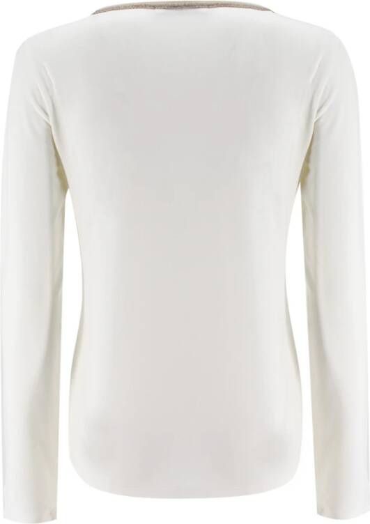 Le Tricot Perugia Long Sleeve Tops Wit Dames