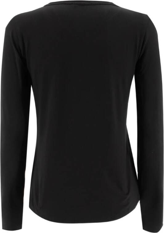 Le Tricot Perugia Round-neck Knitwear Zwart Dames
