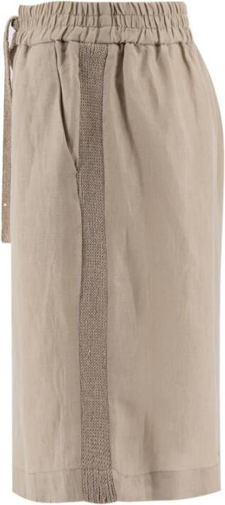 Le Tricot Perugia Short Skirts Beige Dames