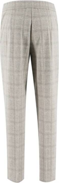 Le Tricot Perugia Slim-fit Trousers Grijs Dames