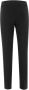 Le Tricot Perugia Slim-fit Trousers Zwart Dames - Thumbnail 2