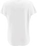 Le Tricot Perugia T-Shirts White Dames - Thumbnail 2