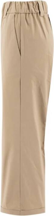 Le Tricot Perugia Wide Trousers Beige Dames
