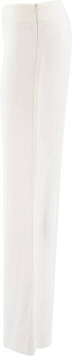 Le Tricot Perugia Wide Trousers Wit Dames