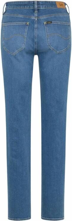 Lee Skinny Jeans Blauw Dames
