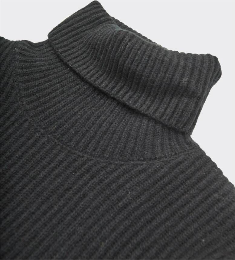 Les Deux Eddie Rollneck Trui Zwart Grijs Heren