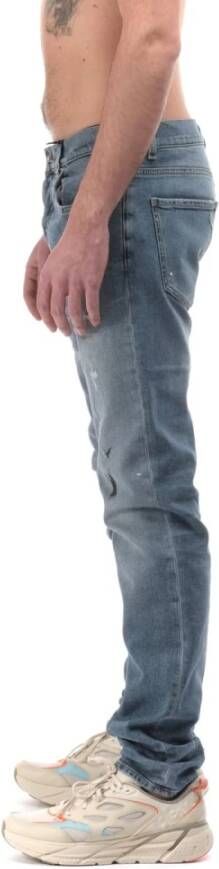 Les Hommes Slim-fit Jeans Blauw Heren