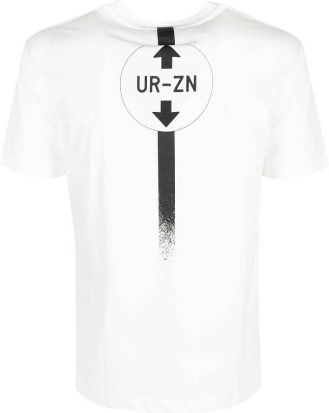 Les Hommes T-shirt ;Urzn; Wit Heren