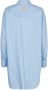 Levete Room Oversized Lang Shirt Blauw Dames - Thumbnail 2