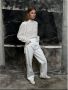 Levete Room Aurora 1 Jeans Stijlvolle en comfortabele straight broek White Dames - Thumbnail 2