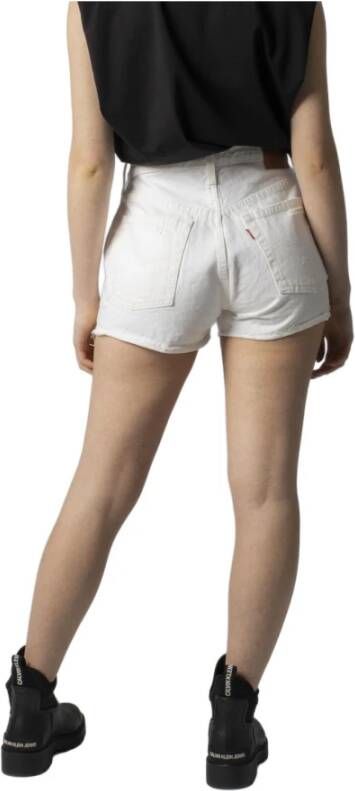 Levi's 501 Original Short Everythings Fine SH 56327-0243 Wit Dames