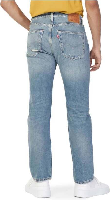Levi's Slimfit-jeans Blauw Heren