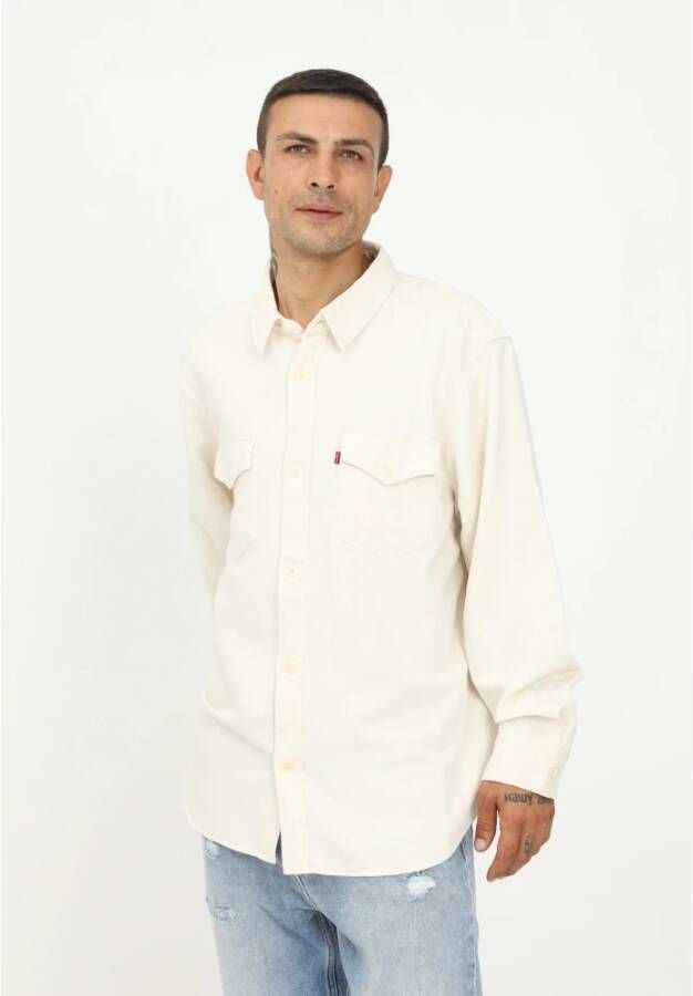 Levi's Normaal shirt Beige Heren