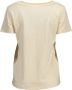Levi's Beige T-shirt met korte mouwen voor vrouwen Beige Dames - Thumbnail 4