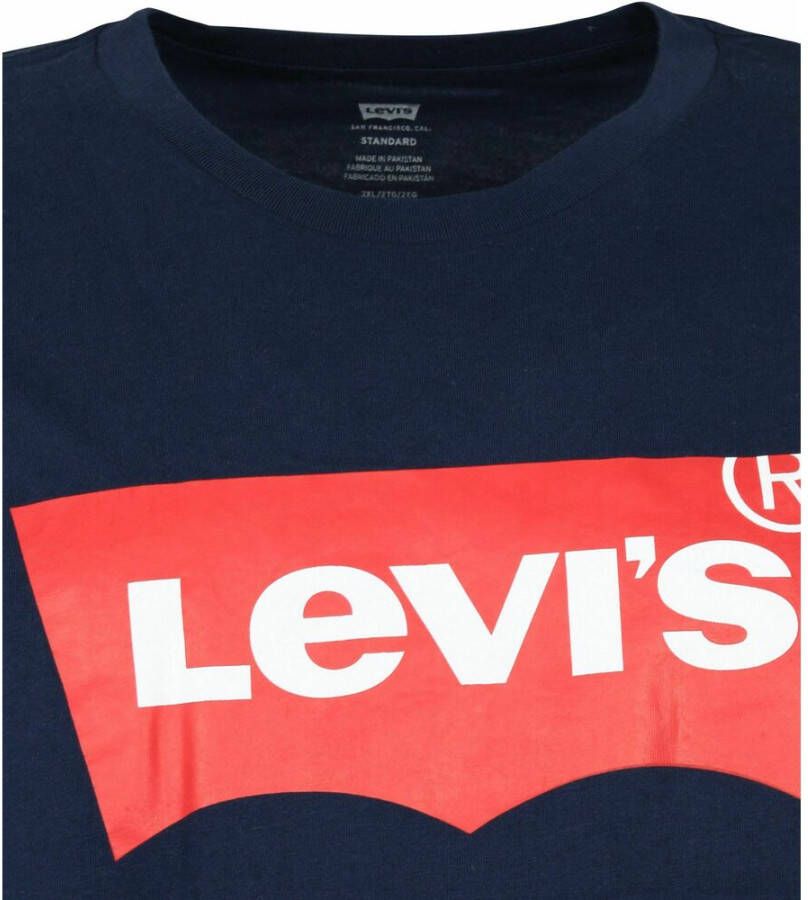 Levi's Grote T-shirt grafisch logo Blauw Heren