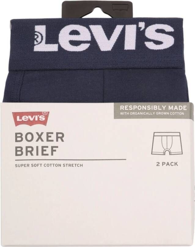 Levi's Boxershorts 2-Pack Blauw Heren