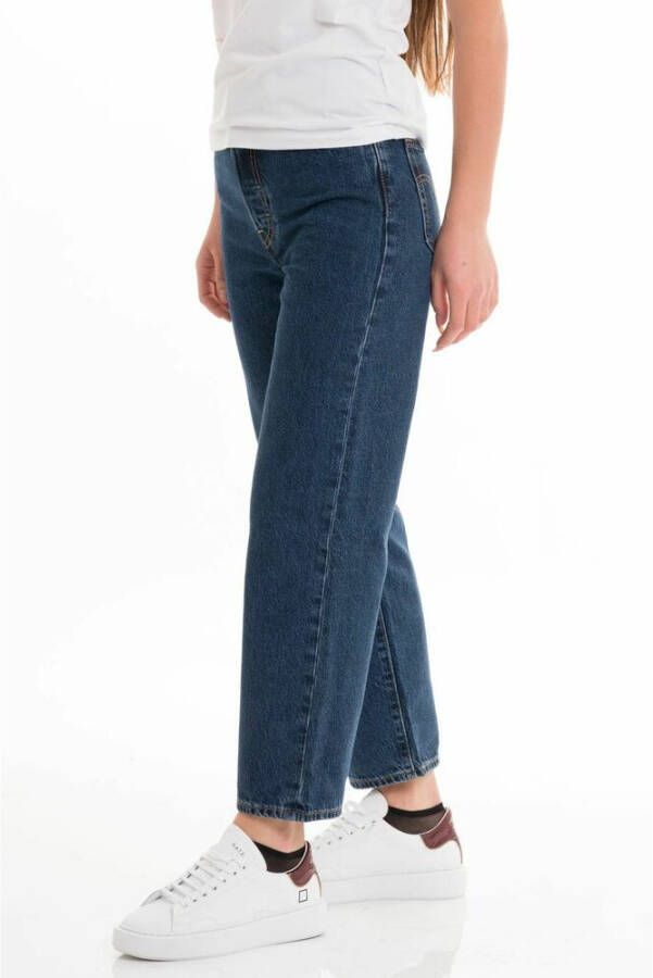 Levi's Cropped spijkerbroek Blauw Dames