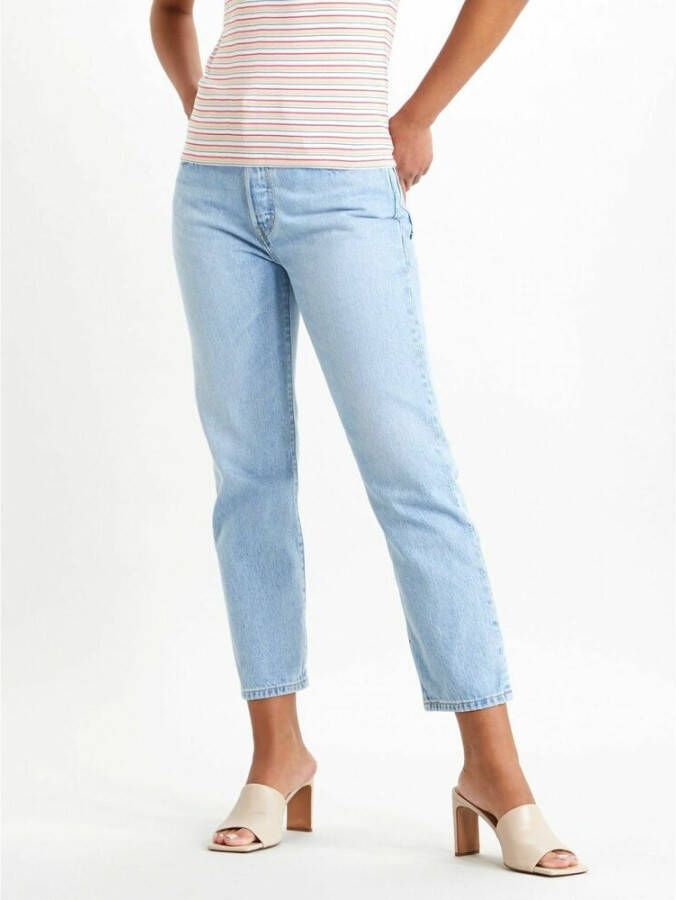 Levi's Bijgesneden jeans Blauw Dames
