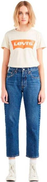 Levi's Cropped spijkerbroek Blauw Dames