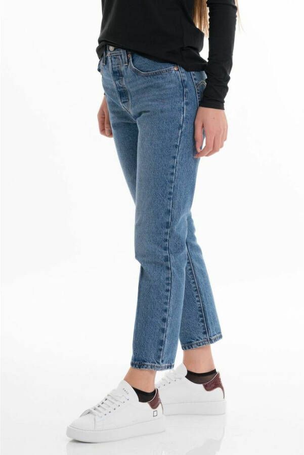 Levi's Bijgesneden jeans Blauw Dames