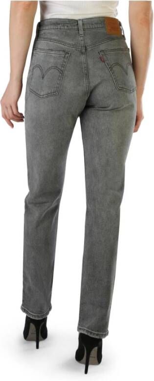 Levi's Dames Regular Fit Katoenen Jeans Zwart Dames